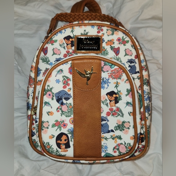 Her Universe Pocahontas Floral Backpack BoxLunch Exclusive - Picture 1 of 8
